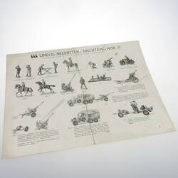 Lineol dealer catalogue 1938 (supplement)