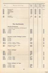 Lineol, Preisliste 1939/40 für die echten LINEOL-Soldaten, Fahrzeuge, Figuren und Tiere, Page 27