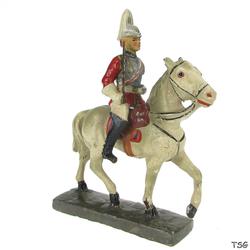 Elastolin Cavalry soldier on horseback