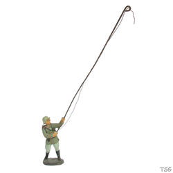 Elastolin Signals soldier standing, laying cable