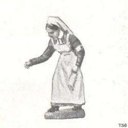 Elastolin Nurse standing, bandaging
