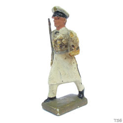Lineol Officer marching, with raised sword