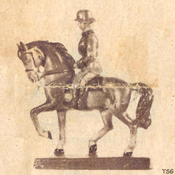 Lineol General on horseback
