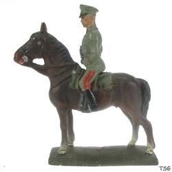 Lineol General riding on horseback, greeting