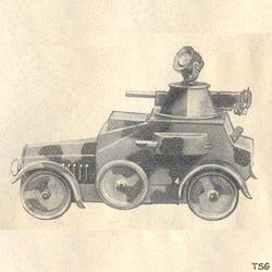 Elastolin Armoured car
