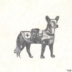Elastolin Ambulance dog standing