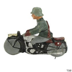 Kienel Soldier on motorcycle