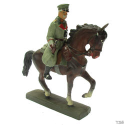 Lineol Paul von Hindenburg riding on horseback