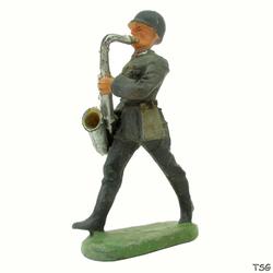 Elastolin Saxophone player marching
