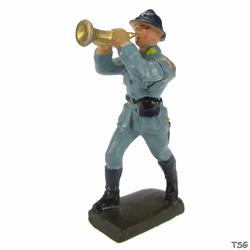 Lineol Cornet player marching