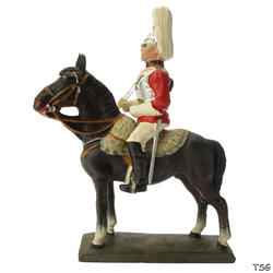 Lineol Officer on horseback with raised sword