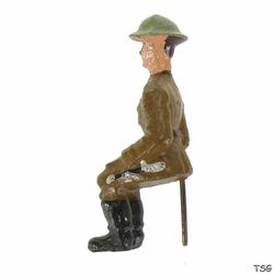 Lineol Soldier sitting