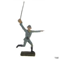 Lineol Officer attacking, with raised sword