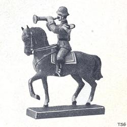 Lineol Tenorhorn player on horseback