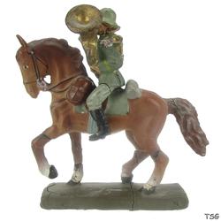 Lineol Tuba player on horseback