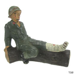Lineol Wounded soldier sitting