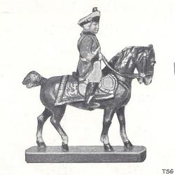 Elastolin General Friedrich Wilhelm von Seydlitz zu Pferd
