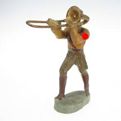 SA trombone player marching