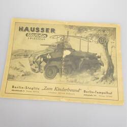 Hausser customer catalogue 1938