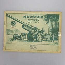 Hausser customer catalogue 1939