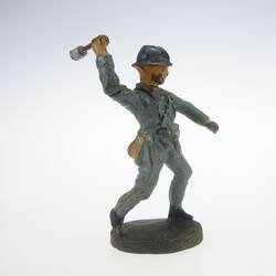 Soldier assaulting, throwing hand grenade