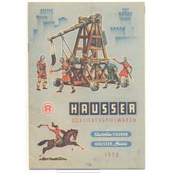 Elastolin Hausser customer catalogue 1958