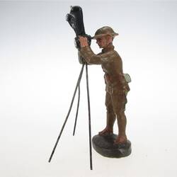 Elastolin Officer standing at binocular periscope