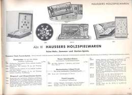 Elastolin, Katalog »F« HAUSSERS ELASTOLIN FABRIKATE, 1931, O&M HAUSSER, LUDWIGSBURG, Page 57