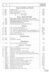 Elastolin, Elastolin - Preisänderungen von Ladenverkaufspreisen ab März 1957, Page 2