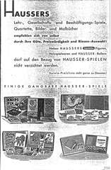 Elastolin, Preisblatt »F« über HAUSSERS Elastolin FABRIKATE UND FEINE HOLZSPIELWAREN - 1935, Page 25