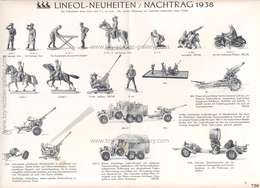Lineol Lineol-Neuheiten / Nachtrag 1938