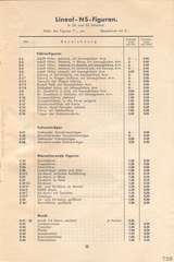 Lineol, Preisliste 1935 für die echten LINEOL-Soldaten, Fahrzeuge, Figuren und Tiere, Page 11