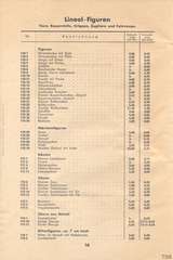 Lineol, Preisliste 1935 für die echten LINEOL-Soldaten, Fahrzeuge, Figuren und Tiere, Page 16