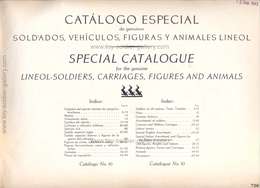 Lineol, Lineol - Especial Catálogo no. 10, Special Catalogue No. 10 (spanisch / englisch) - 1937, Page 1