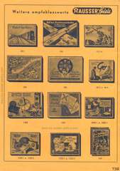 Elastolin, Preisblatt »F« 1938 - 1939 über HAUSSERS Elastolin FABRIKATE UND FEINE HOLZSPIELWAREN, Ausgabe Juli 1938, Page 38
