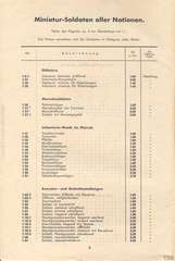 Lineol, Preisliste 1939/40 für die echten LINEOL-Soldaten, Fahrzeuge, Figuren und Tiere, Page 2